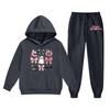 Kids Halloween Hoodie Set Long Sleeve Pullover Sweatshirt with Hood and Matching Pants Soft Comfortable Outfit for Children