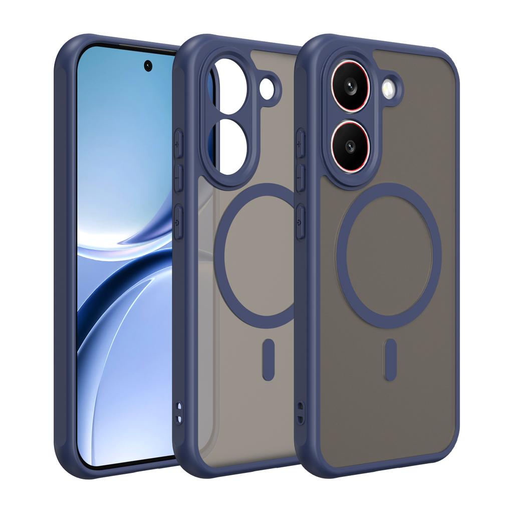 For Magsafe Case For Poco X8 Pro Max M8 Pro Coque Matte Translucent Magnetic Shockproof Cover For Redmi Note15 Pro Plus
