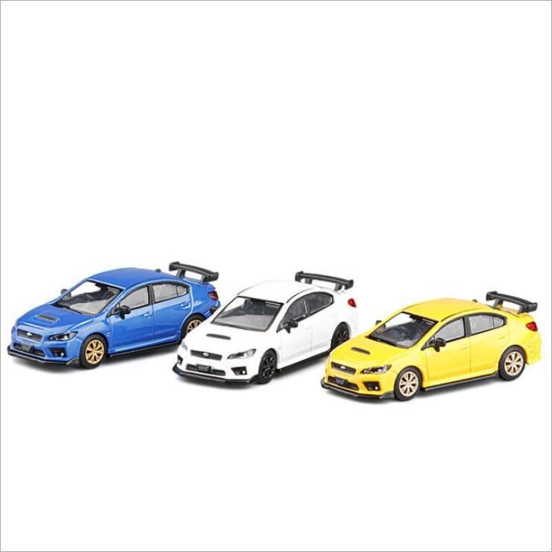 Kolekce modelů aut Subaru Impreza WRX STI v měřítku 1/64, dárek, odlévané vozidlo