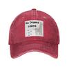 No Drama Llama  Denim Cap Casual Baseball Caps Adjustable Hat Summer Unisex Baseball Hats