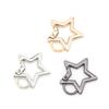 Stainless Steel Spring Snap Hook Carabiner,Stainless Steel Clip Star Shape for DIY Jewelry Making Keychain Bag