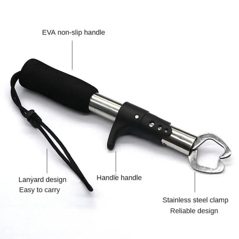 Rust Proof 304 Stainless Steel Portable Fish Controller Professional Fish Grip Lip Catcher Folding Pliers Fishing Equipment