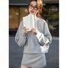 Mokana Women's Stylish Long-Sleeve Sweatshirt & Short Skirt Set MKNJD3012