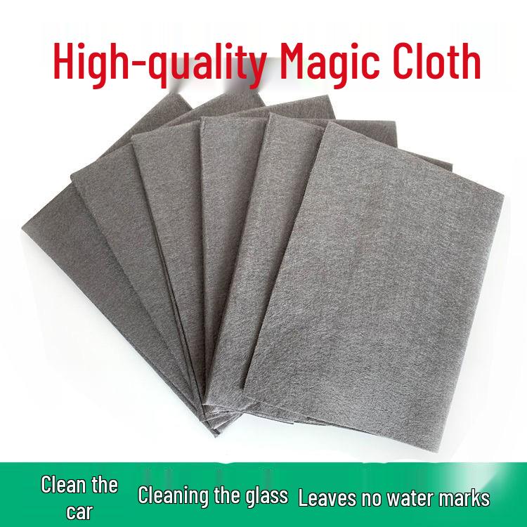 Magic Lint-Free Cloth: Streak-Free Glass & Floor Cleaning, Made with South Korean Island Fiber.