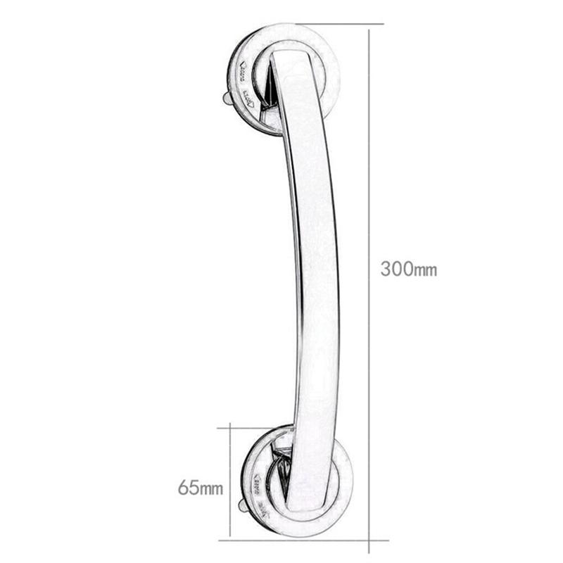 Powerful Suction Cup Armrest Wall Mounted Bathroom Bathtub Handrail Safety Grab Bar For Old People Bathroom Handle Armrest