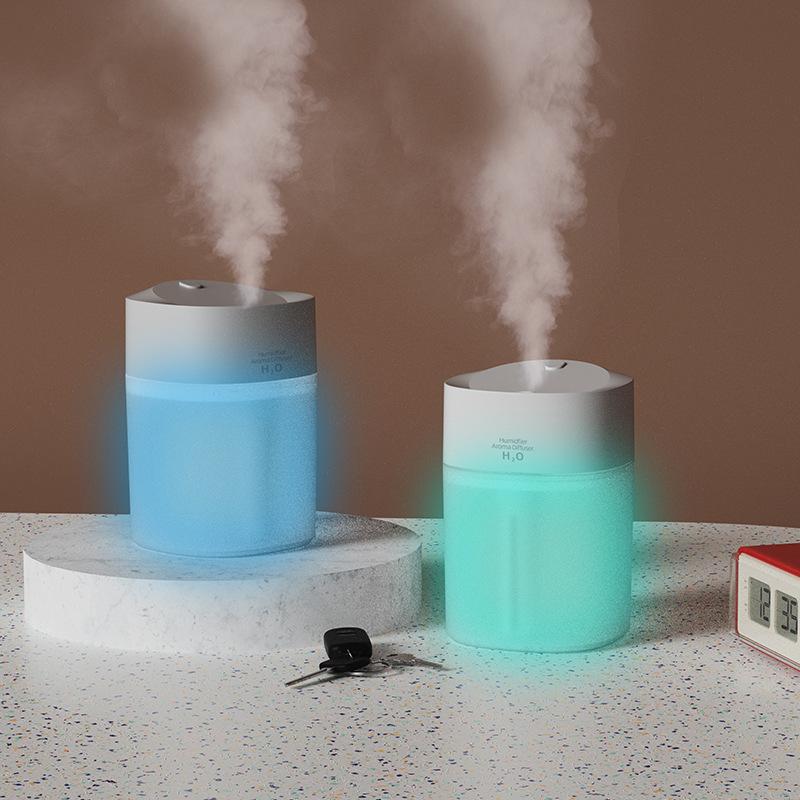 400ml Air Humidifier Ultrasonic Aromatherapy Diffuser Mini Portable Sprayer For Home Usb Essential Oil Atomizer With Led Lamp
