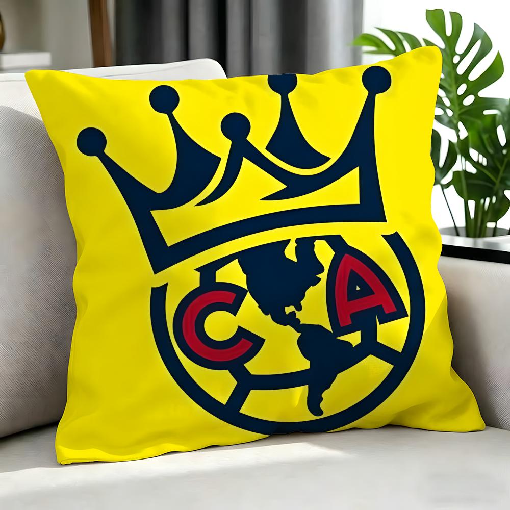 Sport F-Football Club America Cushion Cover Cushion Cover Set 4Pcs 50x50 45x45 40x40 Pillowcase Decorative Sofa Home Decor