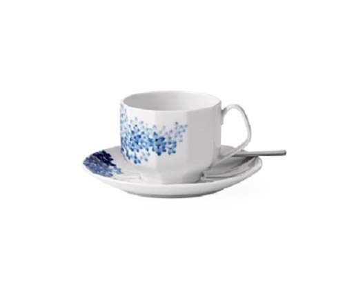 [Officially Imported] Royal Copenhagen Blomst Cup & Saucer, 220ml, Lilac, Wedding Gift, 1025331