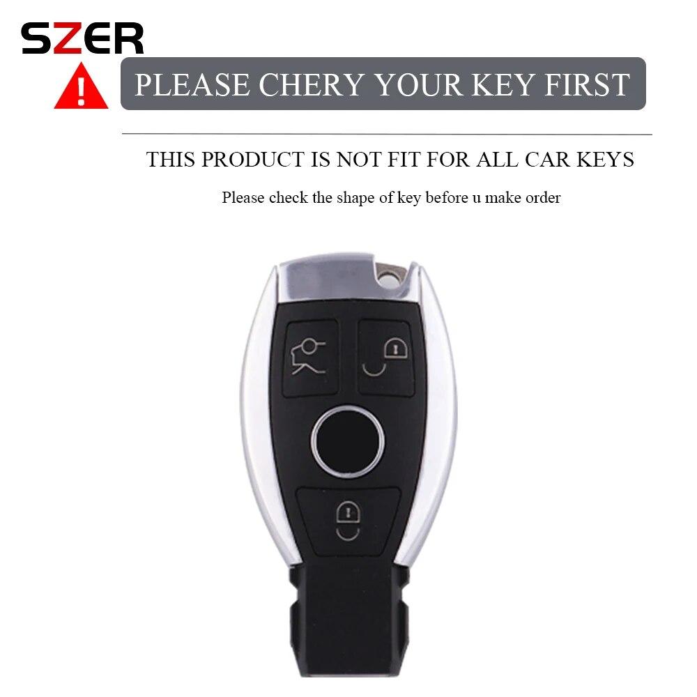 TPU Car Remote Key Case Cover Shell Fob for Mercedes Benz A B C E R Class GLS GLA GLK GLC CLS CLA AMG W204 W205 W212 W463 W176