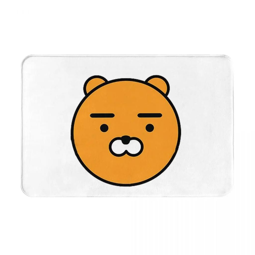 Disney Kakao Ryan Cartoon Door Mat Kitchen Bedroom Bath Living Room Balcony Entrance Carpet Non-slip Cute Home Decor Rug