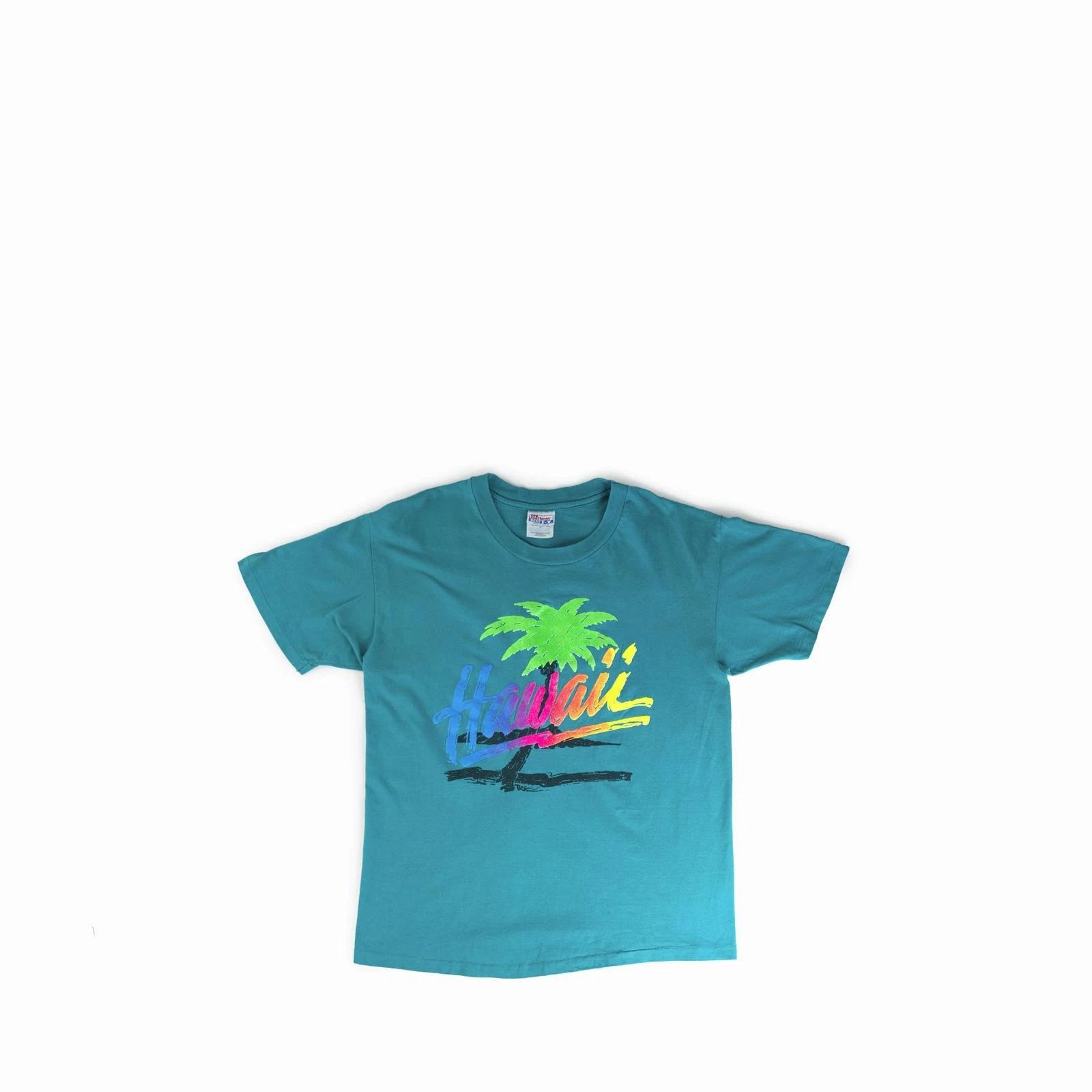 Vintage 1990 s Hawaii Puff Print Tee Shirt 4XL