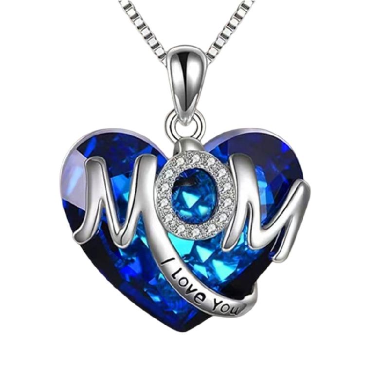 

Fashionable Heart Pendant Necklace for Styles Designs Alloy Adjustable Chain in Two Color Gift
