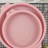 45085 Zoll Form wiederverwendbare runde Liebes-Herz-Mousse-Silikon-Kuchenform Backen