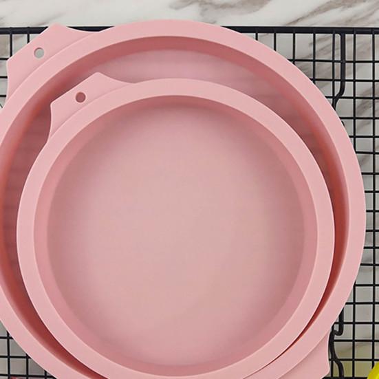 45085 Zoll Form wiederverwendbare runde Liebes-Herz-Mousse-Silikon-Kuchenform Backen