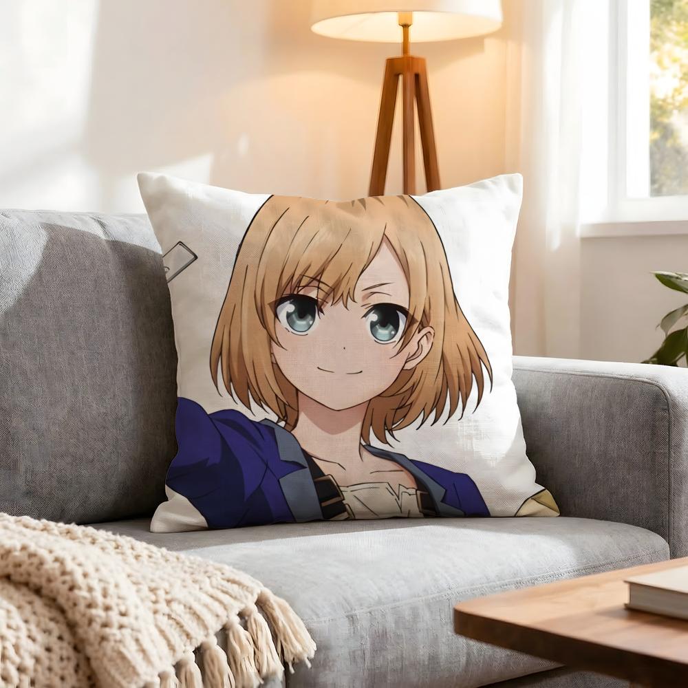 Anime Shirobako Cushion Cover Pcs Decorative Covers Soft Cushion Case for Sofa Couch Decor x x Pillowcases
