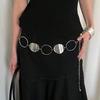 Hundred Matching Dresses, Dress Chains, High-end Feel, Metal Ring Splicing Waist Chain