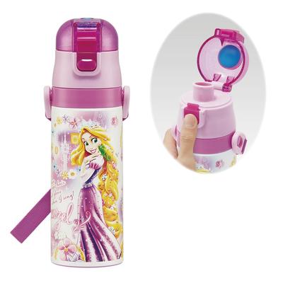 Stainless Steel Water Bottle Direct Drinking 470ml Disney Rapunzel On the Tower 24 Lightweight Type Cold Storage Waterbottle Sports Bottle Cute