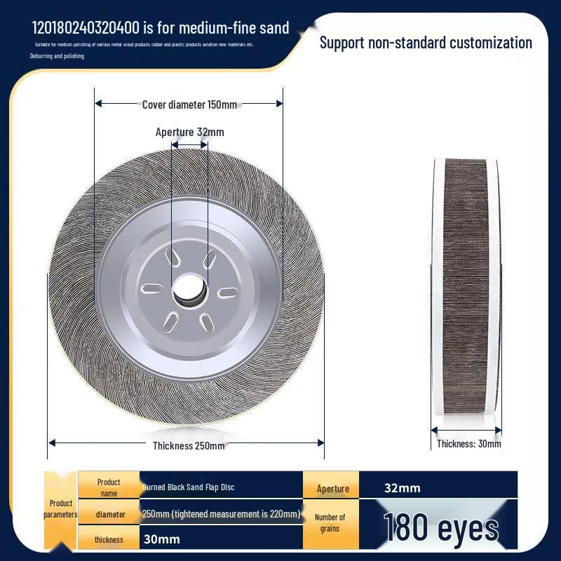 

Calcined Flap Wheel for Stainless Steel