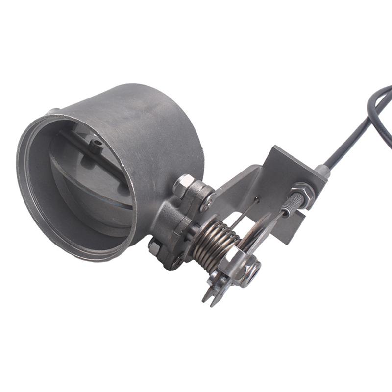 Ingenious-Universal Motorcycle Modified Exhaust Pipe Valve Exhaust Pipe Muffler Parts As Shown 2Inch