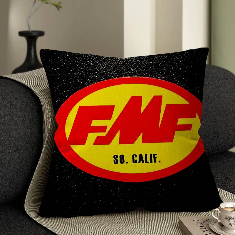 Fmf Racing Logo Pillow Gift Home Office Decoration Bedroom Sofa Car Cushion Cover Case 45X45