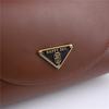 2025 Retro-Style Brown Faux Leather Underarm Shoulder Bag: Women's Small Crossbody & Phone Bag