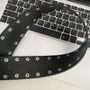 Punk Style Rivet Waist Belt Designer Dress Jeans Belt Heavy-Duty Wide Women's Belt  Streetwear
