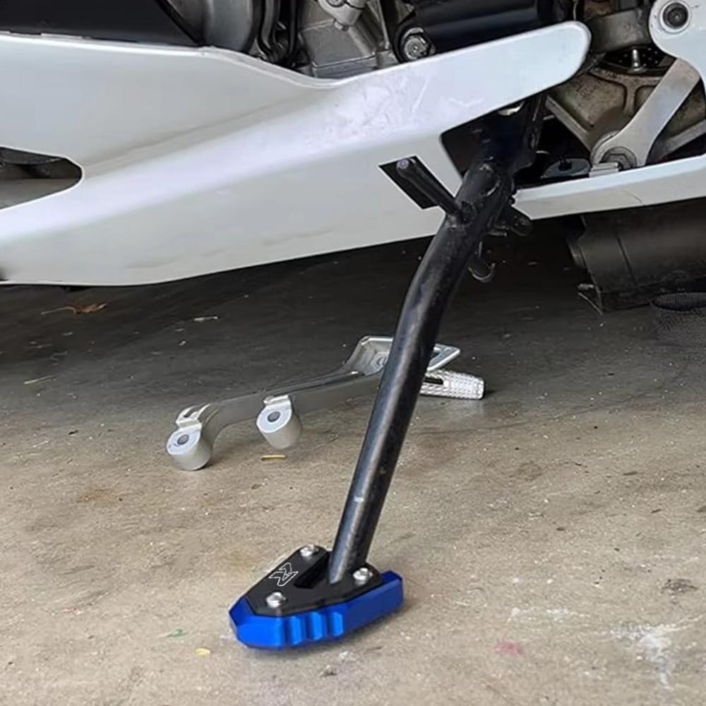 For SUZUKI GSX-R GSXR 600 750 1000/R GSXR750 GSXR600 Motorcycle Accessories Kickstand Foot Extension Side Stand Enlarger Pad