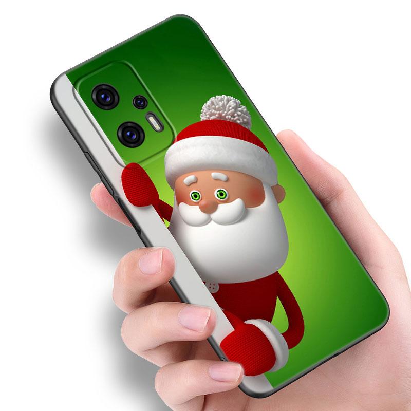 Merry Christmas Snowman Phone Case For Xiaomi POCO F2 F3 M2 M3 M4 X3 X4 Pro NFC F4 GT 5G F1 X2 C3 C31 C40 M5S TPU Black Cover