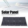 25W 18V Portable Monocrystalline Silicon Dual-USB Charging Solar Panel for Light Car Boat