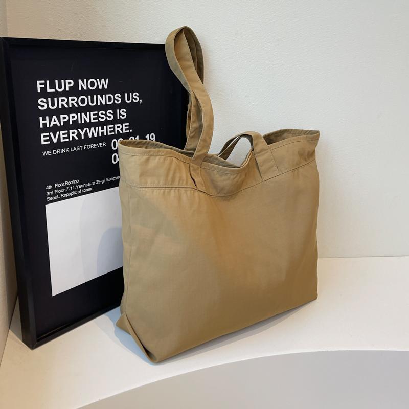 Student Class Shoulder Bag Women's Large Capacity Commuter Handbag Waterproof Tote Bag