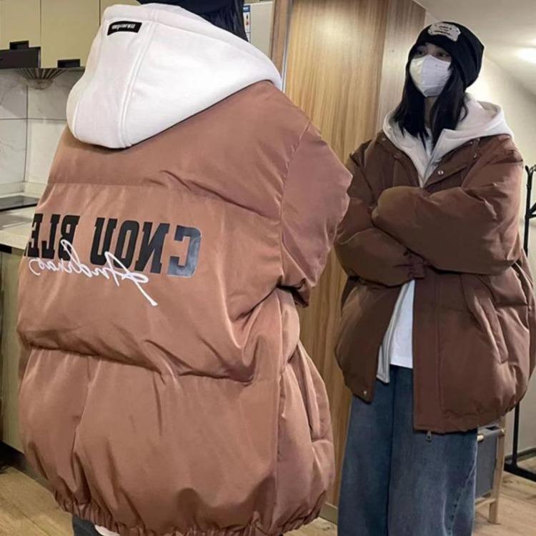 Winter Women Puffer Coat Casual Streetwear Hooded Down Jacket Windproof Thicken Duck Down Feather Outwear S