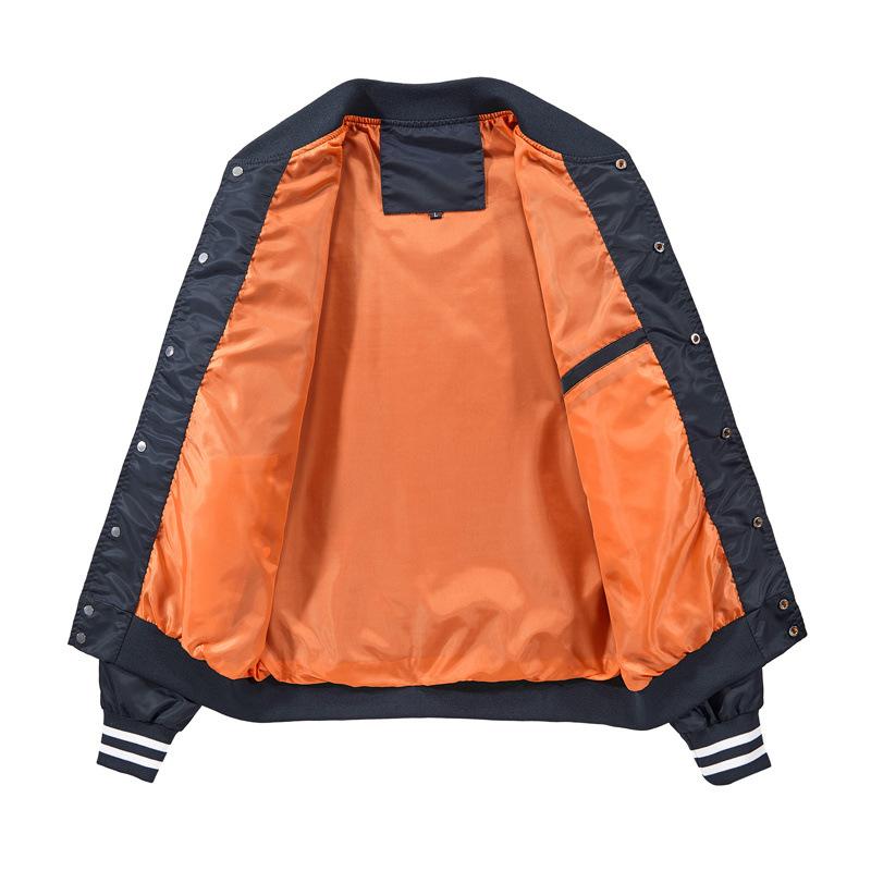 Versatile New Baseball Uniforms Men's Spring and Autumn Thin Bomber Jackets Men's and Women's Couple Tops