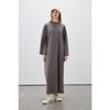 Oversize Long Comfortable Dress Anthracite