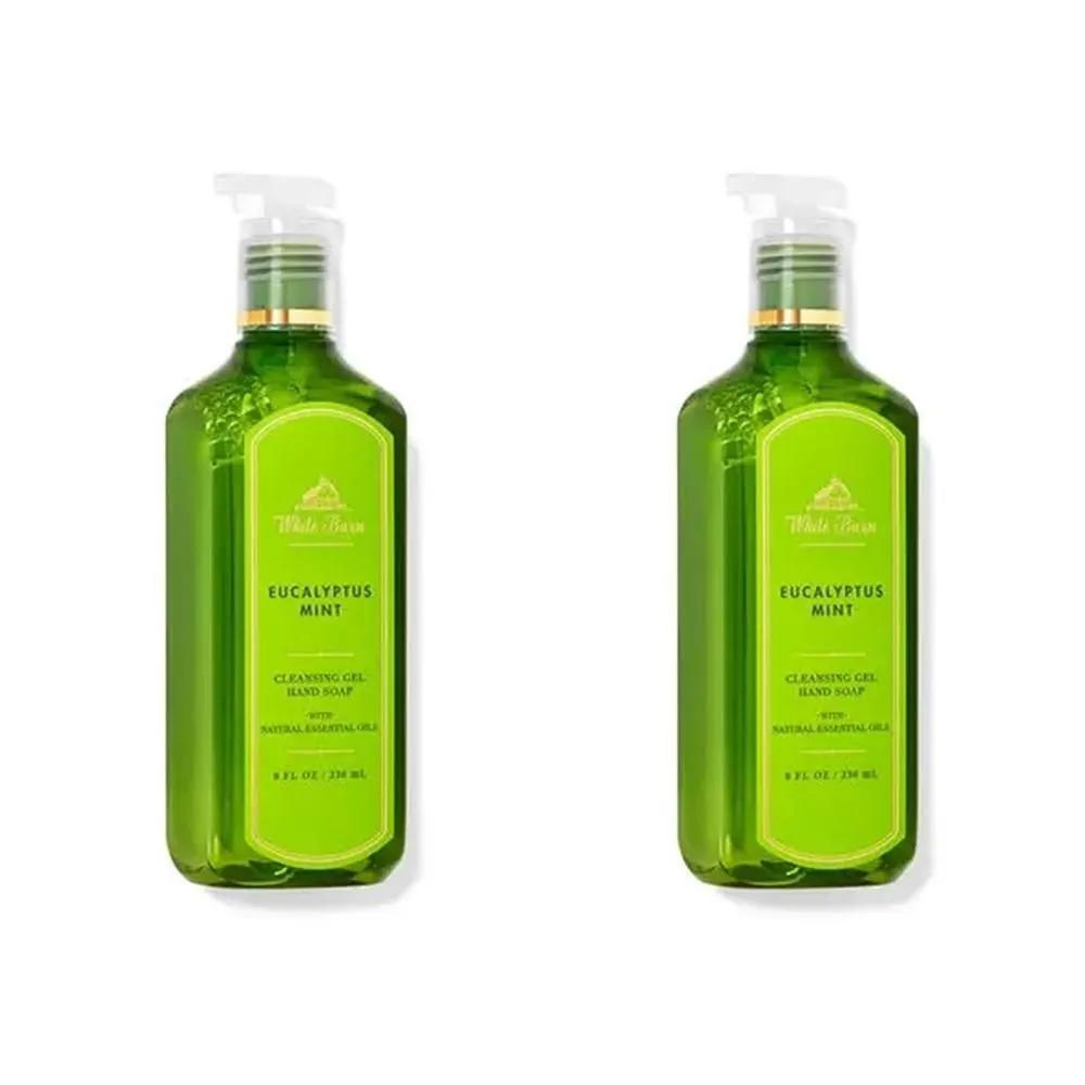 BBW Bath & Body Works 236ml 2 pack EUCALYPTUS MINT Cleansing Gel Hand Soap