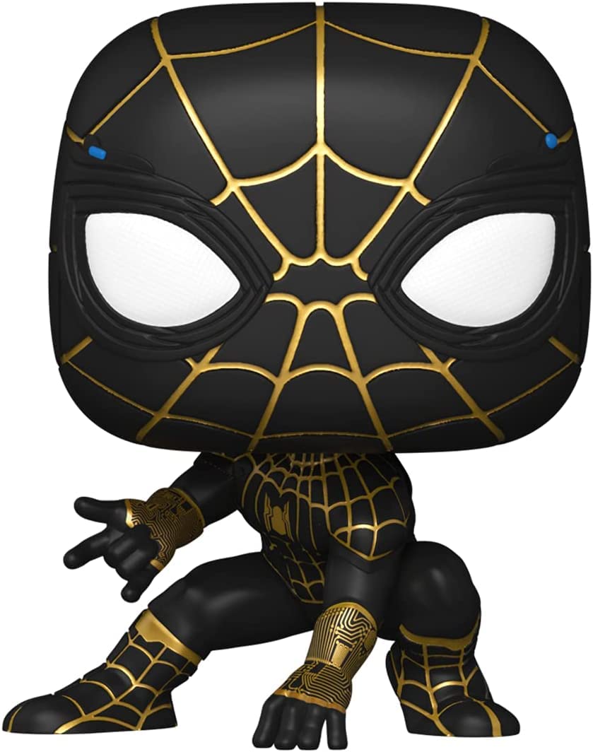 

No Way Home Funko Vinyl Figure Black Gold Suit NO WAY HOME 2021 FUNKO Vinyl Figure BLACK GOLD SUITS Marvel MCU MARVEL NWH Spider-Man Pop! #911 &