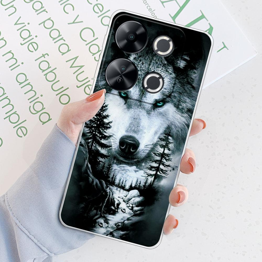 For Itel P65 Case Back Cover For Itel P65 P671L 2024 Shockproof Clear Soft Silicone Phone Case for ITEL P65 P 65 ITELP65 Coque