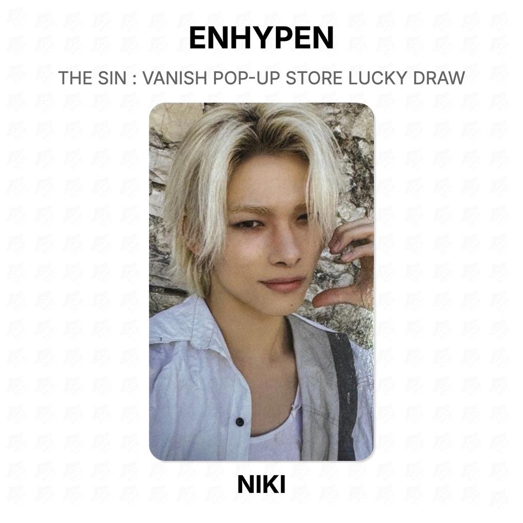 ENHYPEN THE SIN : VANISH POP-UP STORE LUCKY DRAW Official Photocard