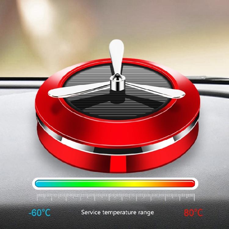 Auto Car Center Console Dashboard Inner Air Fresheners Solar Rotating Fragrances