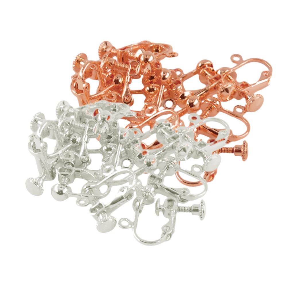 24Pcs Adjustable Earrings Finding Tool for Jewelry Making