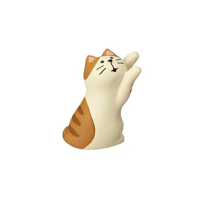 Japanese Ornaments Autumn Harvest Chestnut Series Japanese Photo Props Miniature Resin Gift INS Cat Collection Small Ornaments