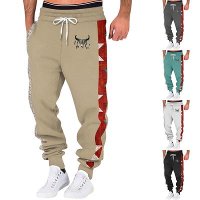 Pantalones deportivos de primavera para hombre, holgados, informales, para correr, de algodón