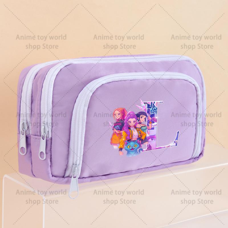 Kpop Dämonenjäger Federmäppchen Cartoon Kawaii Mädchen Stiftebox Stifthalter Tasche für Schüler Schulanfang Schreibwaren Geschenkartikel