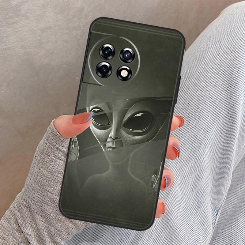 Alien Kawaii Art Cover For OnePlus Nord 4 3 CE 2 Lite N20 N10 N30 OnePlus 8T 10T 13 13R 12 12R 11 10 Pro Case