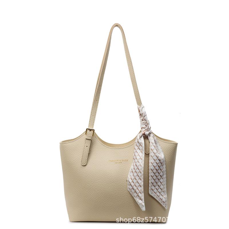 Simple Retro Bag Women's Large Capacity 2025 New Casual Spring and Summer Versatile Shoulder Bag To Work Commuter Tote Bag