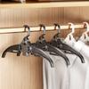 5 Pieces Wide Shoulder Portable Suit Hanger Retractable Coat Hangers Folding Clothes Hanger  Closet