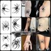 Adesivi Tatuaggio Ragno 2024: Impermeabile, A Lunga Durata, Semi-Permanente, Unisex e Disegno Floreale di Alta Qualità per Braccio