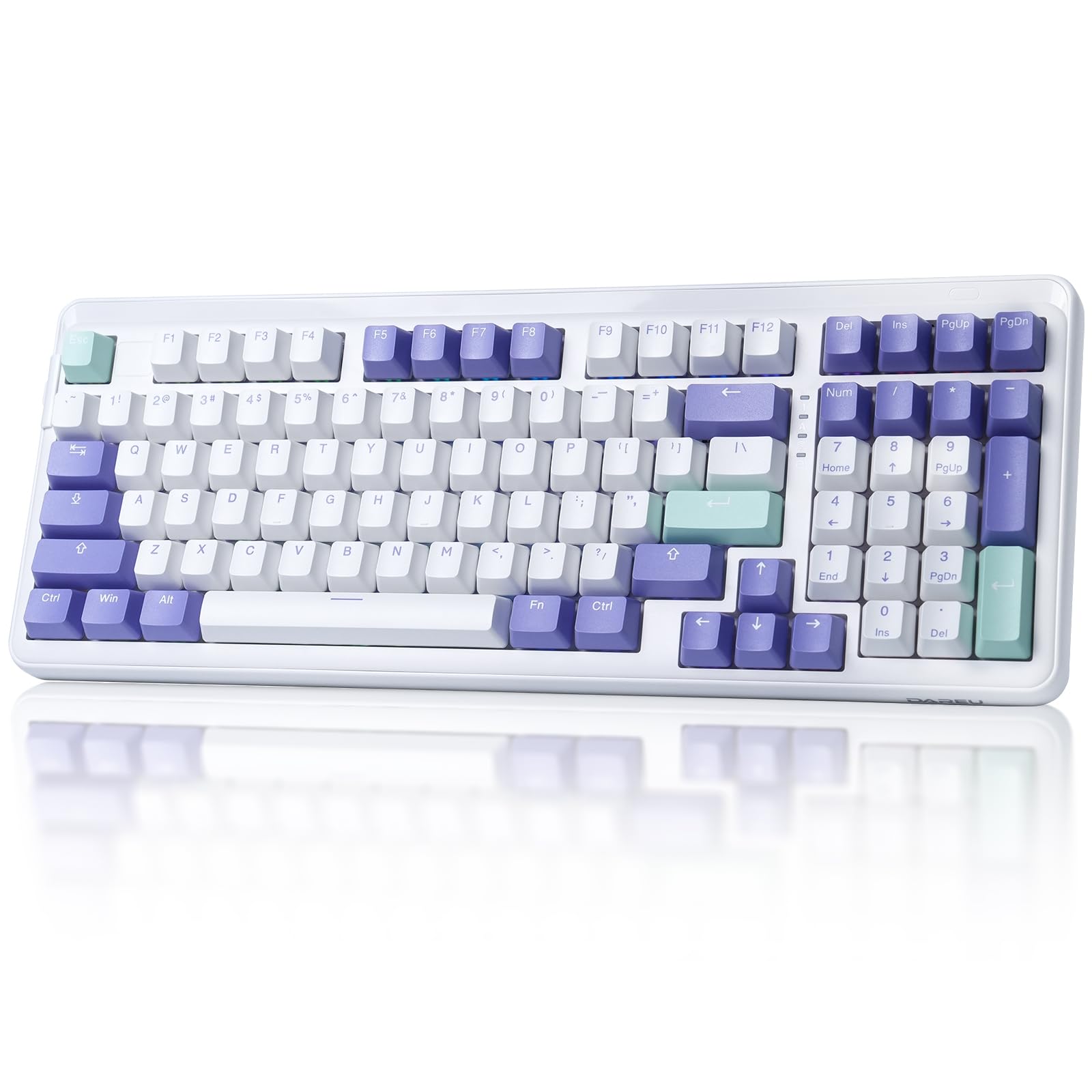 

DAREU EK98PRO Gaming Keyboard Wireless with Numeric Keypad Mechanical Keyboard USB Connection English Layout Gasket Mount RGB Hot Swap DREAM HIFI