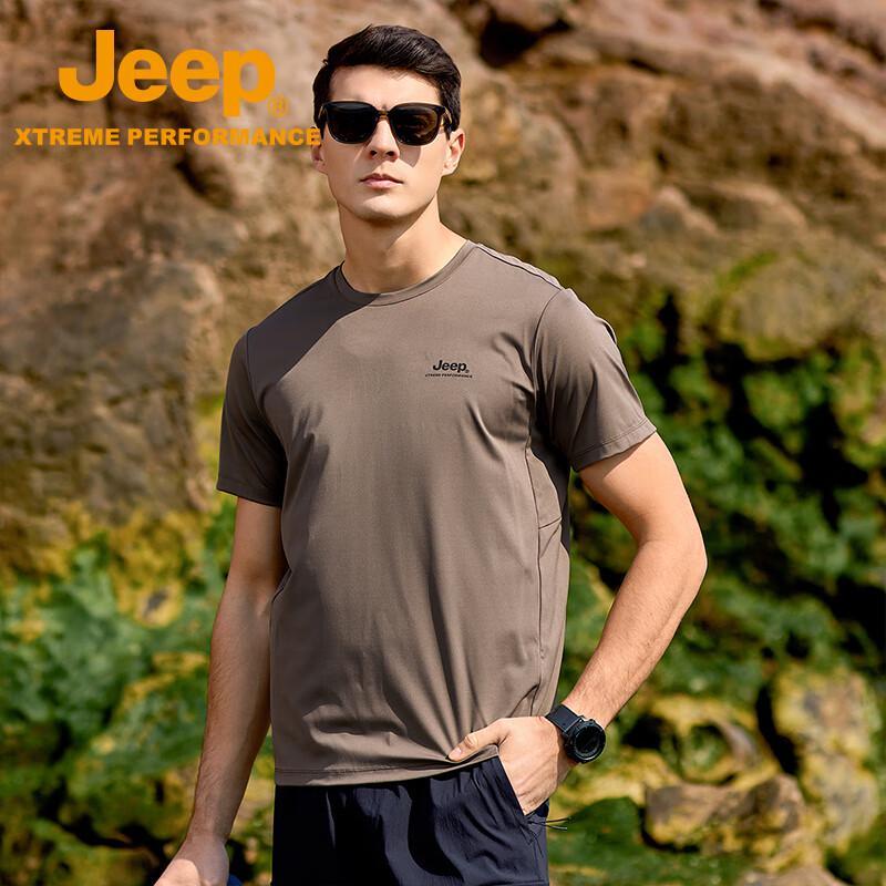 Jeep Men s Outdoor Ice-Feel Quick-Dry Performance T-Shirt 3XL