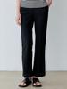 LE STUDIO Comfort Semi Bootcut Slacks (Bk)