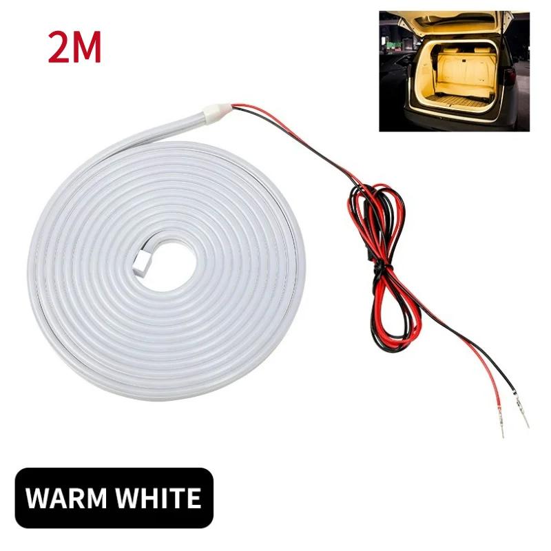 12V Dynamic Flowing Car Trunk LED Strip High-Brightness Wiring Automatic Sensing Tailgate Light Strip Tool-Free Installation